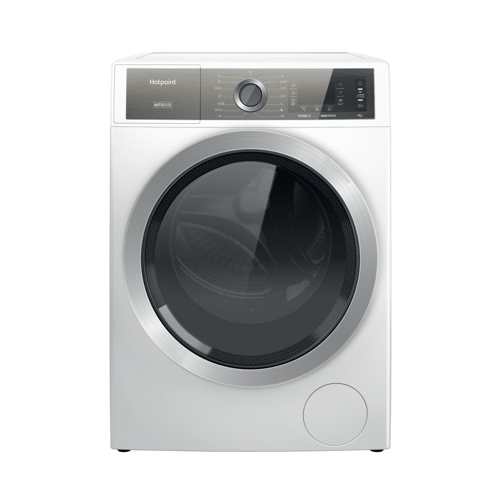 Hotpoint_Ariston Pralka Wolnostojący H8 W946WB EU Biały Ładowany od frontu A Frontal