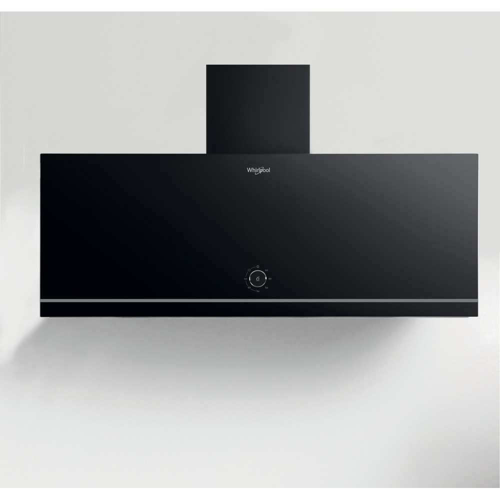 Whirlpool Dampkap Inbouw WHVA 92F LM K Zwart Vrijstaand Mechanisch Lifestyle frontal