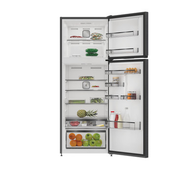 Whirlpool Combinado Livre Instalação WHD2 6472 X4E Cinza Escuro 2 doors Lifestyle frontal open