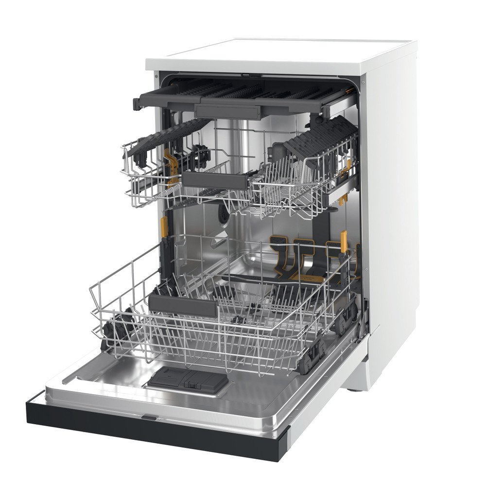 Whirlpool Myčka nádobí Volně stojící W7F HS31 Volně stojící D Perspective open