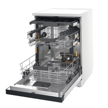Whirlpool Myčka nádobí Volně stojící W7F HS31 Volně stojící D Perspective open