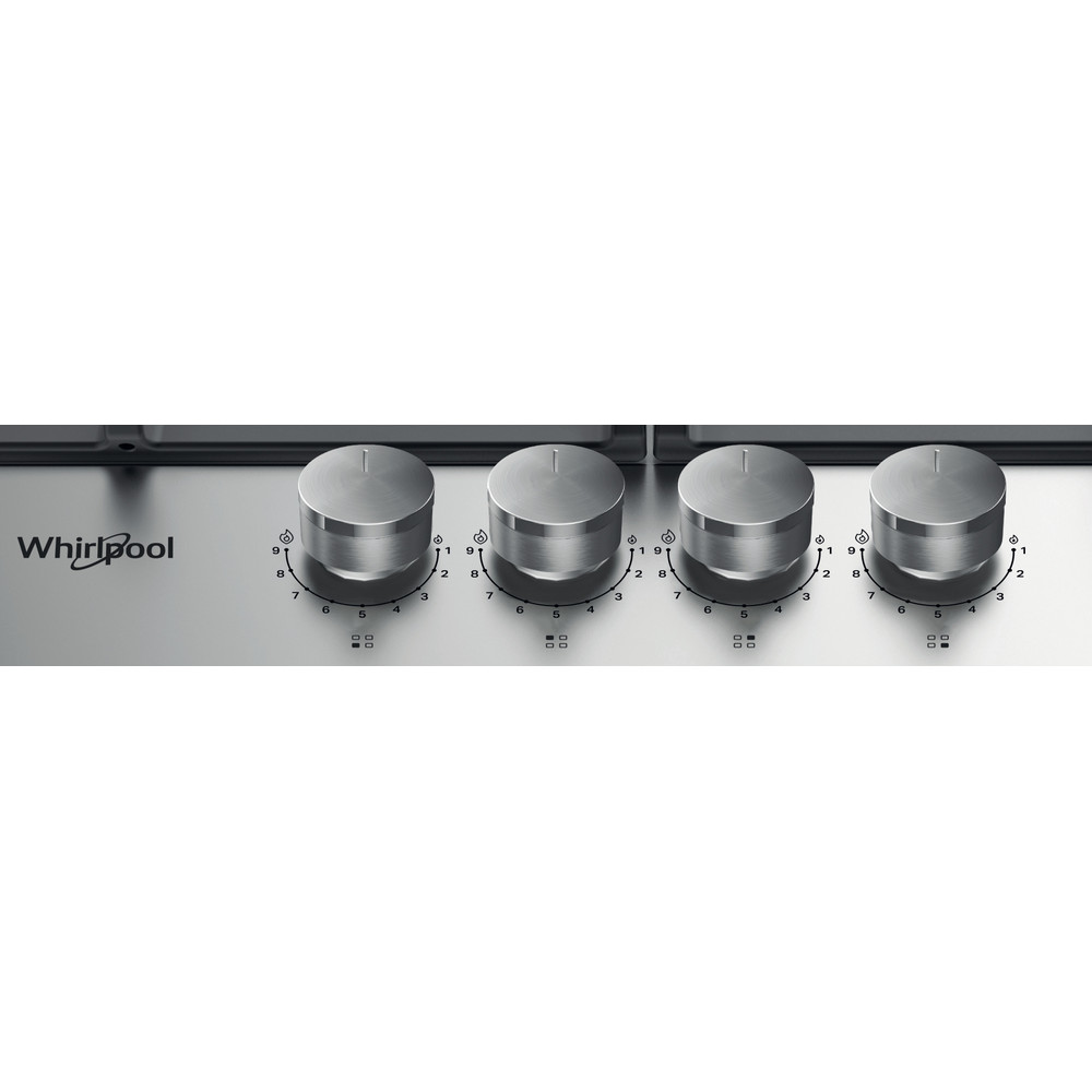 Whirlpool Варильна поверхня TGML 661 IX Нержавіюча сталь Газова Control panel