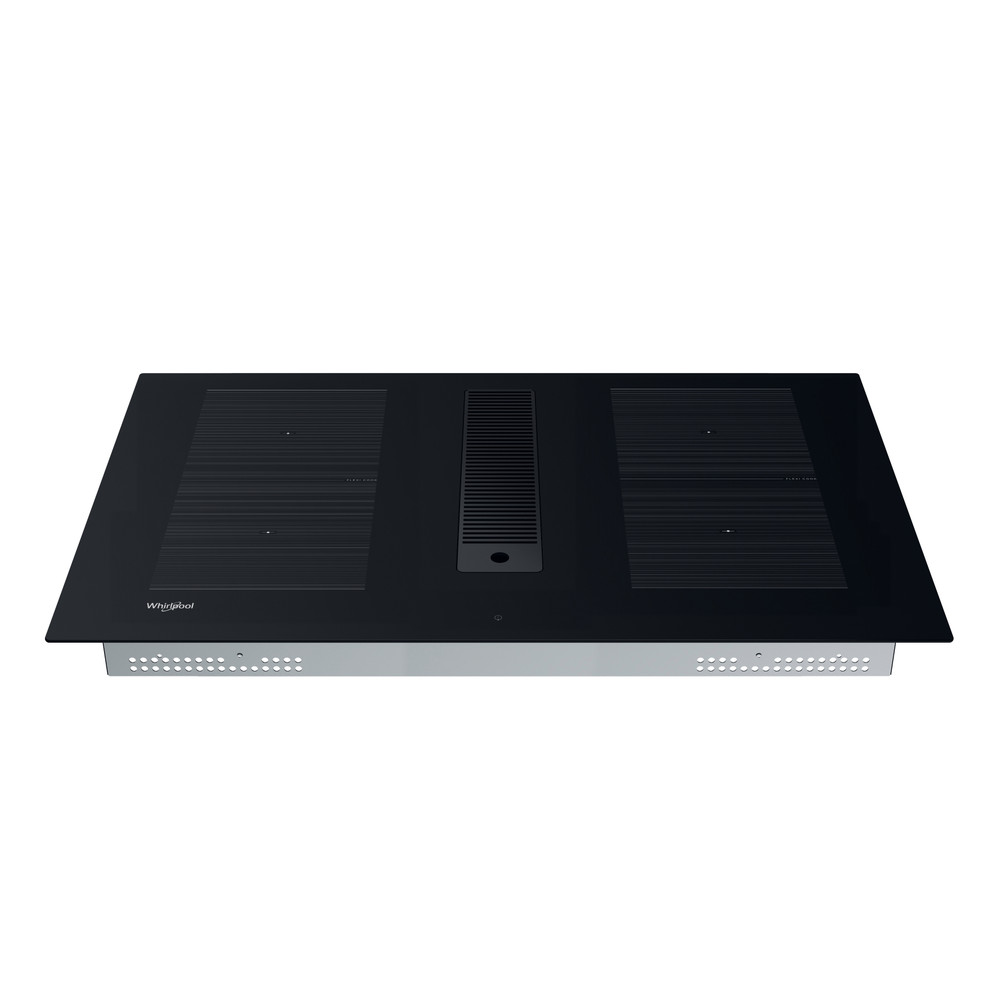 Whirlpool Venting cooktop WVHF83BB Čierna Frontal top down