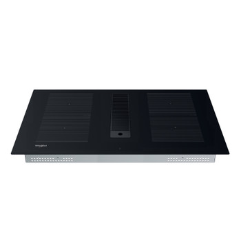 Whirlpool Venting cooktop WVHF83BB Čierna Frontal top down