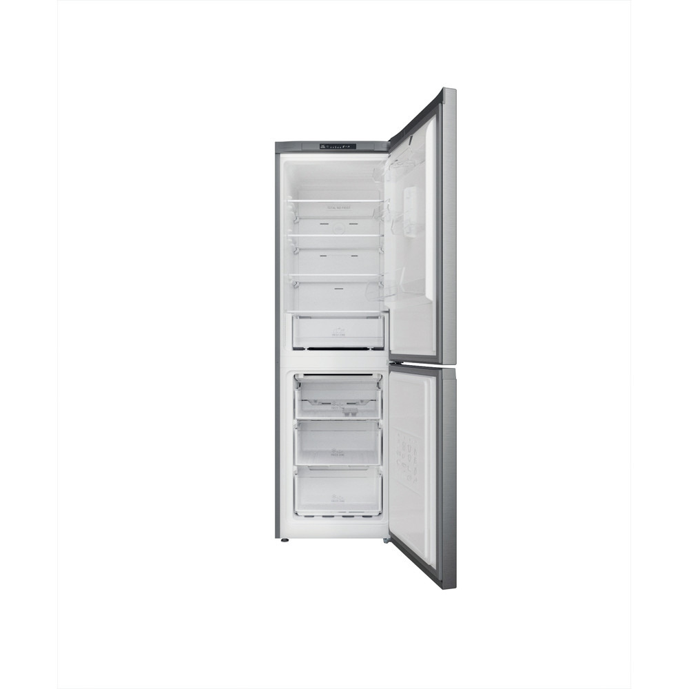 Hotpoint_Ariston Combinație frigider-congelator Neincorporabil HAFC8 TI21SX Saturn Steel 2 doors Frontal open