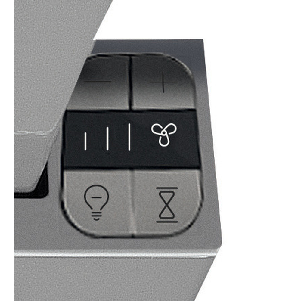 Whirlpool Afzuigkap Ingebouwd AKR 634 GY/3 Grijs Ingebouwd Mechanisch Control panel