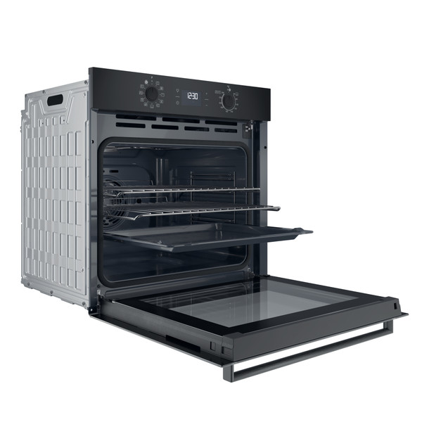 Indesit Φούρνος Εντοιχιζόμενο IO K78PU B Ηλεκτρική A++ Perspective open
