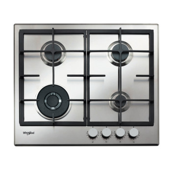 Whirlpool Kookplaat GMAL 6422/IXL Inox Gas Frontal