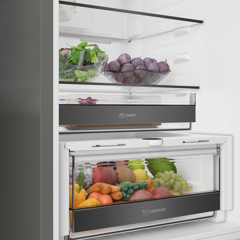 Whirlpool Холодильник з нижньою морозильною камерою. Соло WHK 26373 X6EA ARC 764 Manhattan Gray 2 двері Lifestyle detail