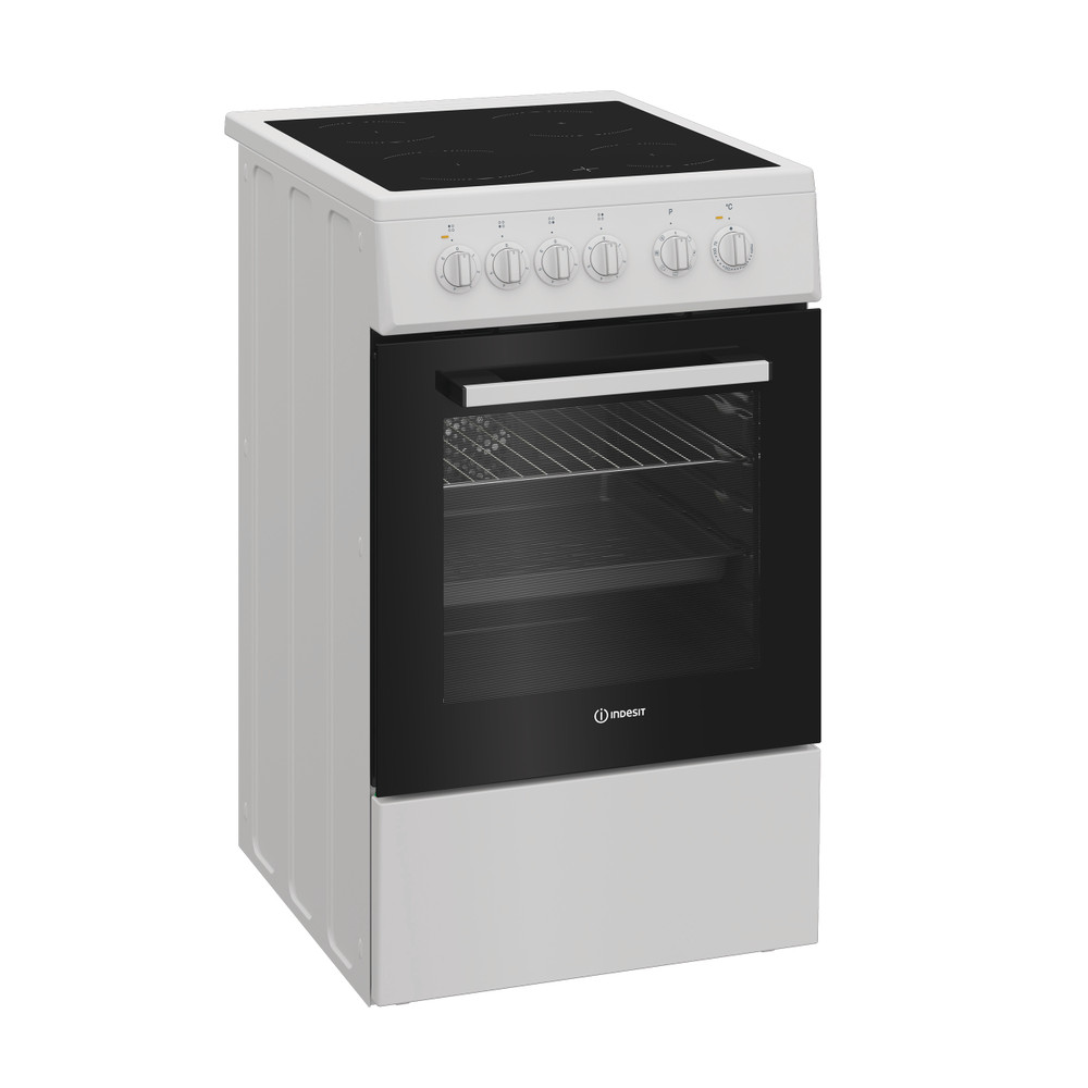 Indesit Pliit I5V8PMW Valge Elekter Perspective