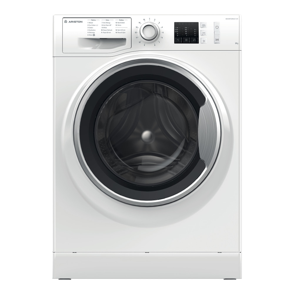 Ariston Washing machine Free-standing NM10 823 WS EX White Front loader A+++ Frontal