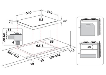 Газова плита Whirlpool - GMA 6422/IX | European Appliances Ukraine LLC