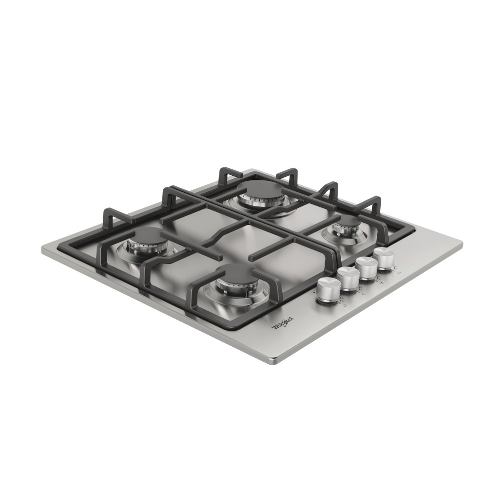 Whirlpool Варильна поверхня TKRL 660 IX Нержавіюча сталь Газова Perspective