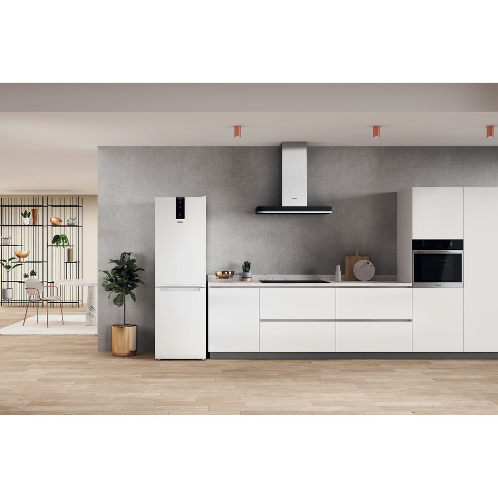 Whirlpool Hűtő/fagyasztó kombináció Szabadonálló W7X 82O W Global fehér 2 doors Lifestyle frontal