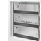 Whirlpool Комбиниран хладилник с камера Вграден WHK2 5294 B6E1 Zinc Metal 2 врати Frontal open