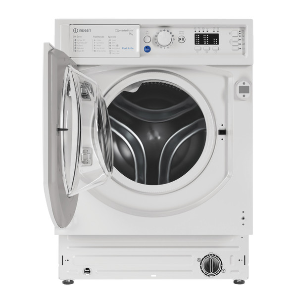 Indesit Washing machine Built-in BI WMIL 91485 UK White Front loader B Frontal open