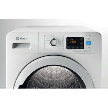 Indesit Secador YT M11 83K RX EU Branco Lifestyle control panel