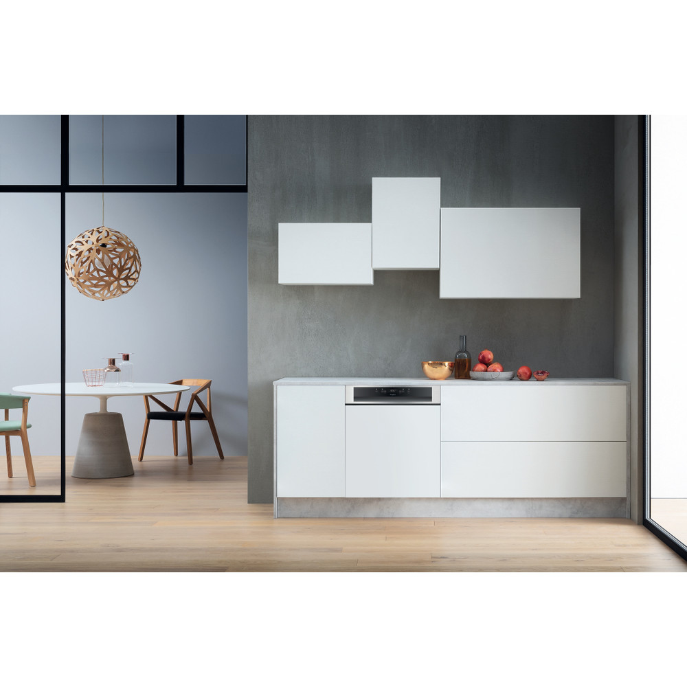 Whirlpool Máquina de lavar loiça Encastre WBC 3C26 X Encastre parcial E Lifestyle frontal