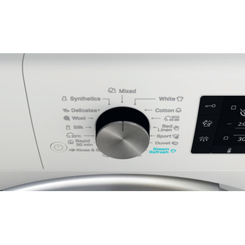 Whirlpool Maşină de spălat rufe Independent FFD 10489 BCV EE Alb Încărcare frontală A Control panel