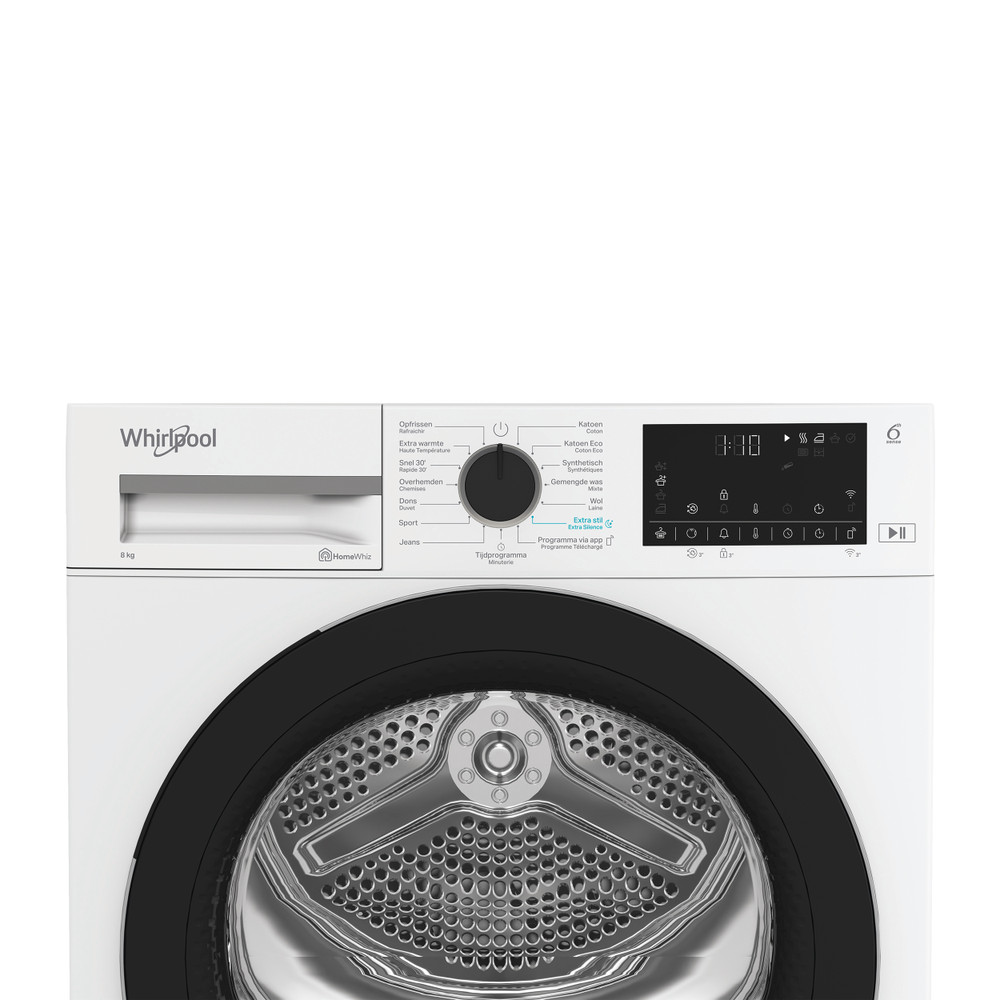 Whirlpool Sèche-linge C WD 84M WBS BE Blanc Control panel