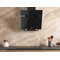 Whirlpool Tvaika nosūcējs Iebūvējams WHVS 61F LT DP K Melns Wall-mounted Elektronisks Frontal