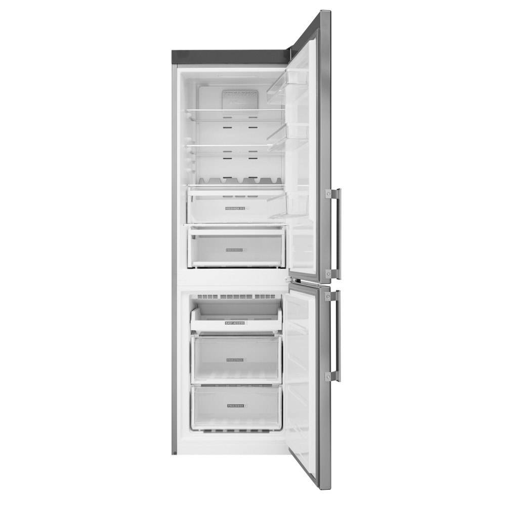 Whirlpool Hűtő/fagyasztó kombináció Szabadonálló W9 821D OX H 2 Optic Inox 2 doors Frontal open