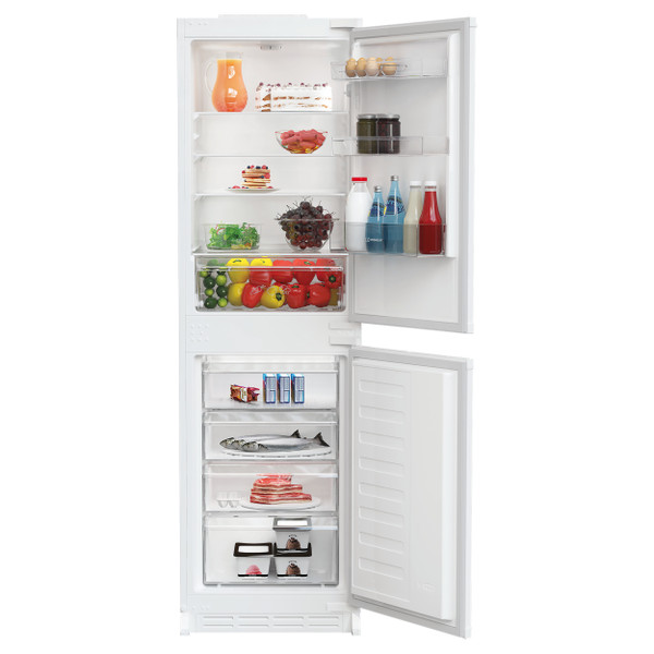 Indesit Fridge-Freezer Combination Built-in KINS 1261B4 UK White 2 doors Frontal