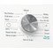 Whirlpool Washing machine Free-standing FFB 9469 WV UK White Front loader A Perspective
