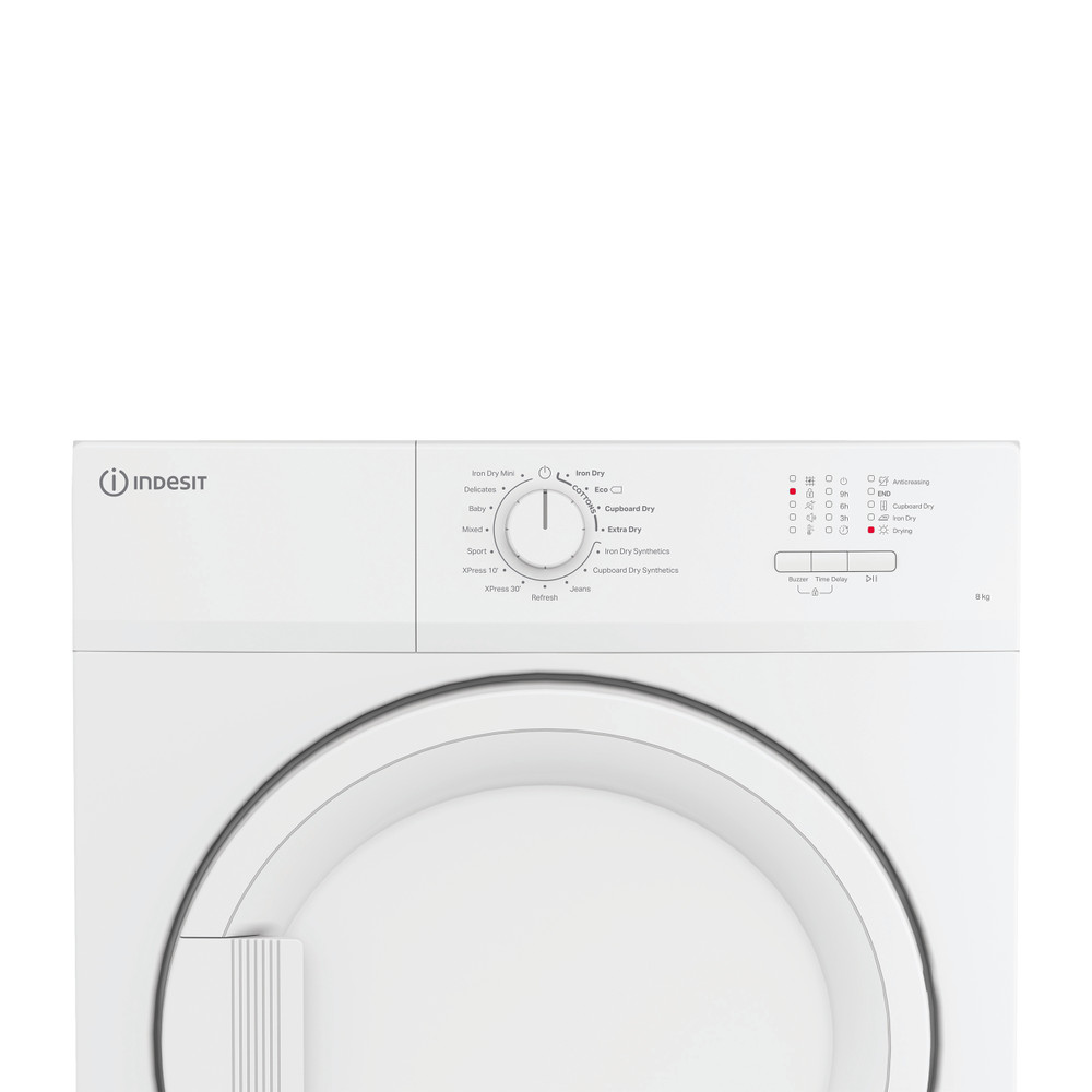 Indesit Dryer C  YD A81 WWGL UK White Control panel