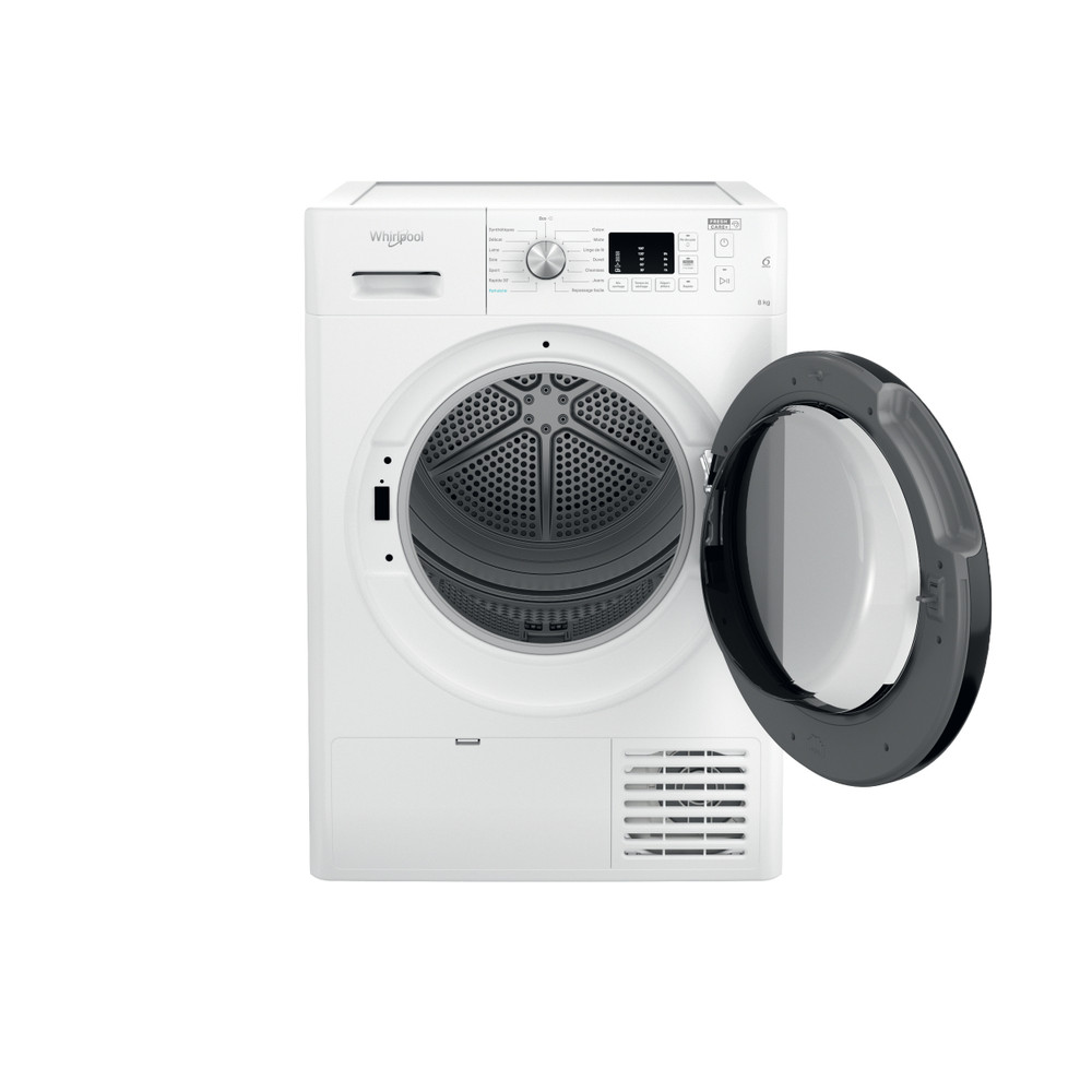 Whirlpool Sèche-linge FFT CM10 8BB NA Blanc Frontal open