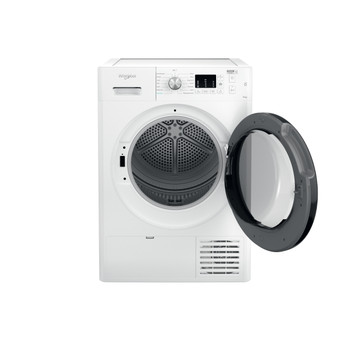 Whirlpool Sèche-linge FFT CM10 8BB NA Blanc Frontal open