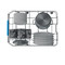 Indesit Myčka nádobí Vestavné IN2IC10BS7A0 Full-integrated C Rack