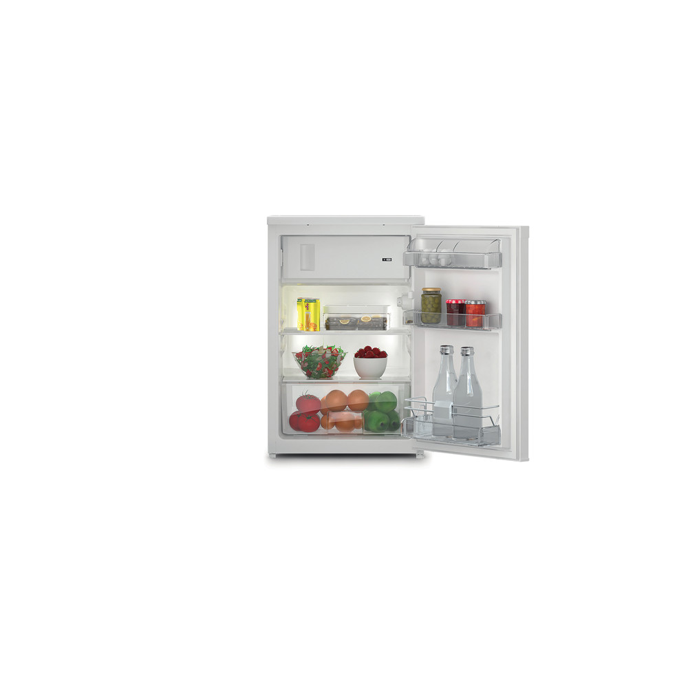 Whirlpool Chladnička Voľne stojace W55V1 112W Biela Frontal open