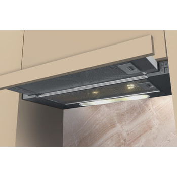 Whirlpool Hotte Encastrable WAH 65 LM X Gris Encastrable Mécanique Lifestyle perspective