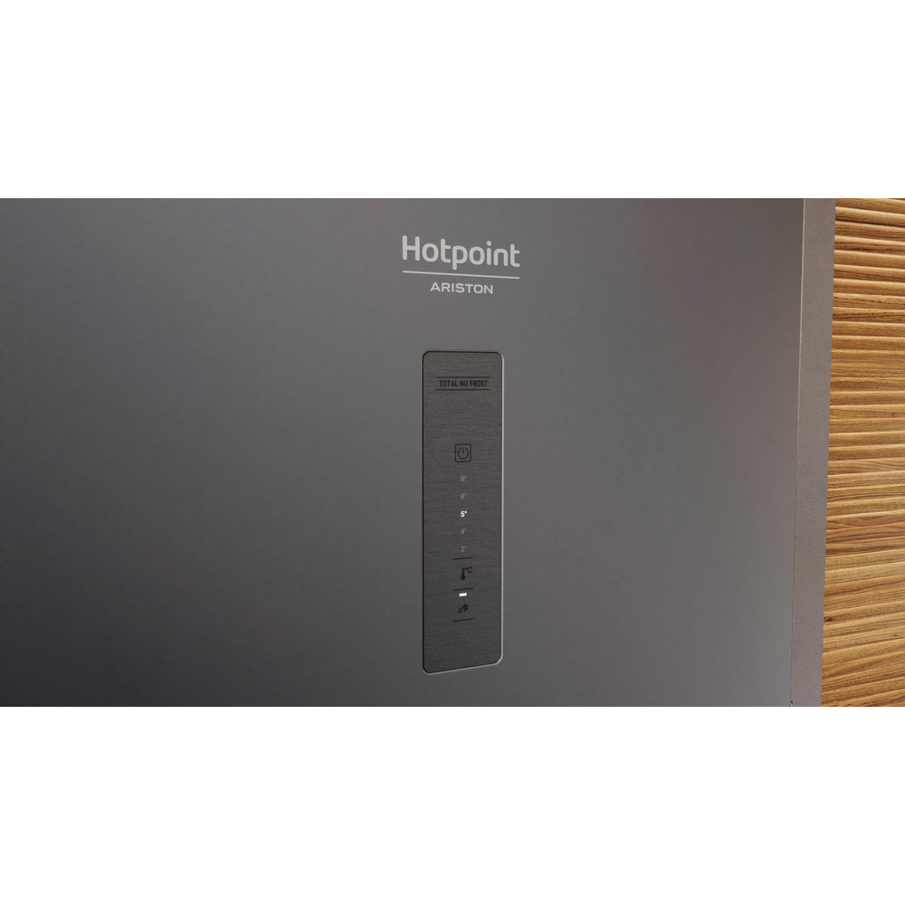 Hotpoint_Ariston Combinație frigider-congelator Neincorporabil HAFC9 TO32SK Argintiu Negru 2 doors Lifestyle control panel