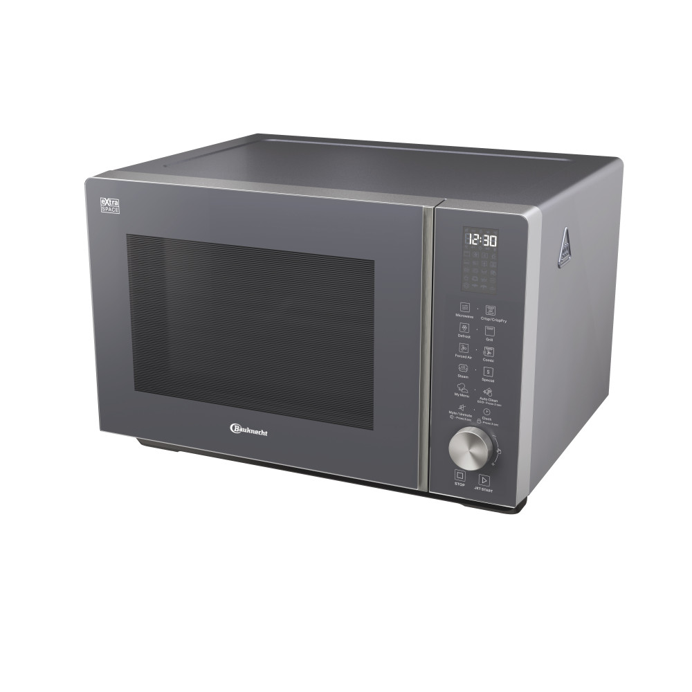Bauknecht Mikrowelle Standgerät MF 259 SG CH Shadow Grey Elektronisch 25 Kombinationsbetrieb mit Mikrowelle 800 Perspective