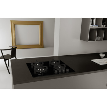 Whirlpool Kookplaat GOB 616/NB NL Zwart Gas Lifestyle perspective