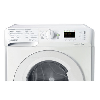 Indesit Lavadora Libre instalación MTWA 71252 W SPT Blanco Cargador frontal E Control panel
