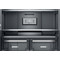 Whirlpool Side-by-Side Vapaasti sijoitettava WQ9I FO1BX Black Steel Frontal