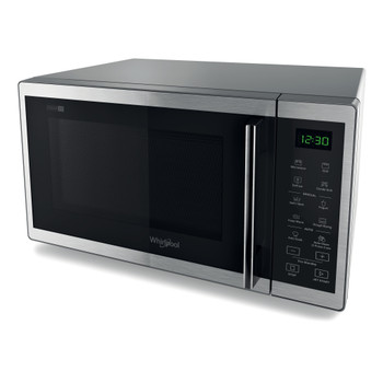 Whirlpool Microondas Libre instalación MWP 253 SX Acero inoxidable Electrónico 25 MW + Función Grill 900 Perspective