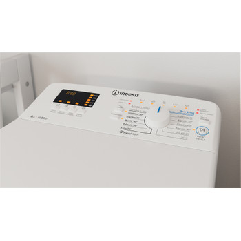 Indesit Lavadora Libre instalación BTW S60400 SP/N Blanco Carga superior C Lifestyle control panel