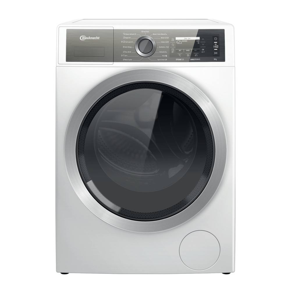 Bauknecht Wasmachine Vrijstaand B7 89 SILENCE EE Wit Voorlader A Frontal