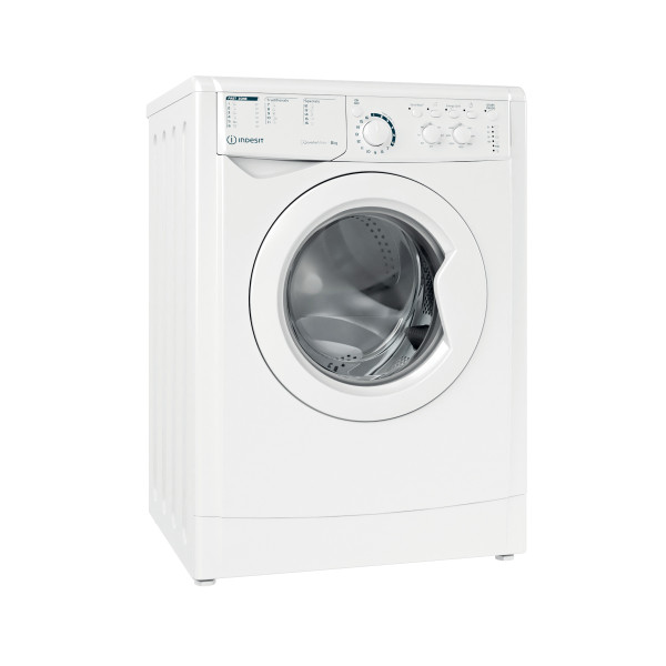 Indesit Perilica za rublje Samostojeći EWC 81483 W EU N Bijela Prednje punjenje D Perspective