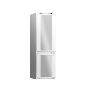 Whirlpool Kombinovaná chladnička s mrazničkou Vstavané WHK2 5293 B5E1 Zinc Metal 2 doors Perspective
