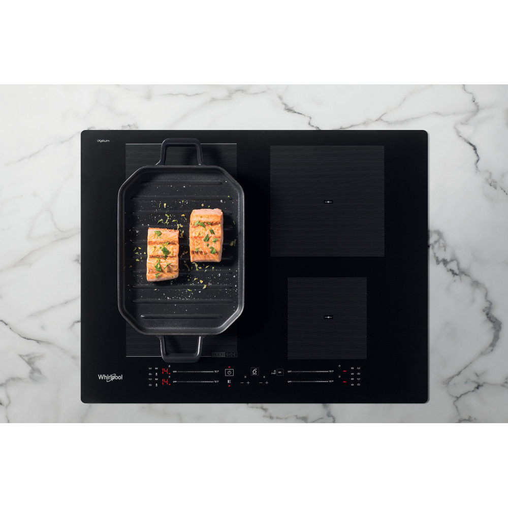 Whirlpool Kookplaat WF S9365 BF/IXL Zwart Induction vitroceramic Lifestyle frontal