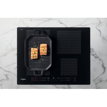 Whirlpool Kookplaat WF S9365 BF/IXL Zwart Induction vitroceramic Lifestyle frontal