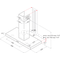 Whirlpool Õhupuhasti Integreeritav WHBS C92F LT X Roostevaba Wall-mounted Elektrooniline Frontal