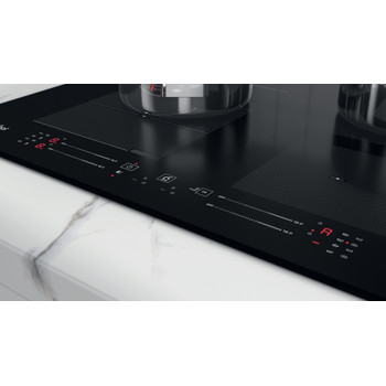 Whirlpool Kookplaat WF S9365 BF/IXL Zwart Induction vitroceramic Lifestyle control panel