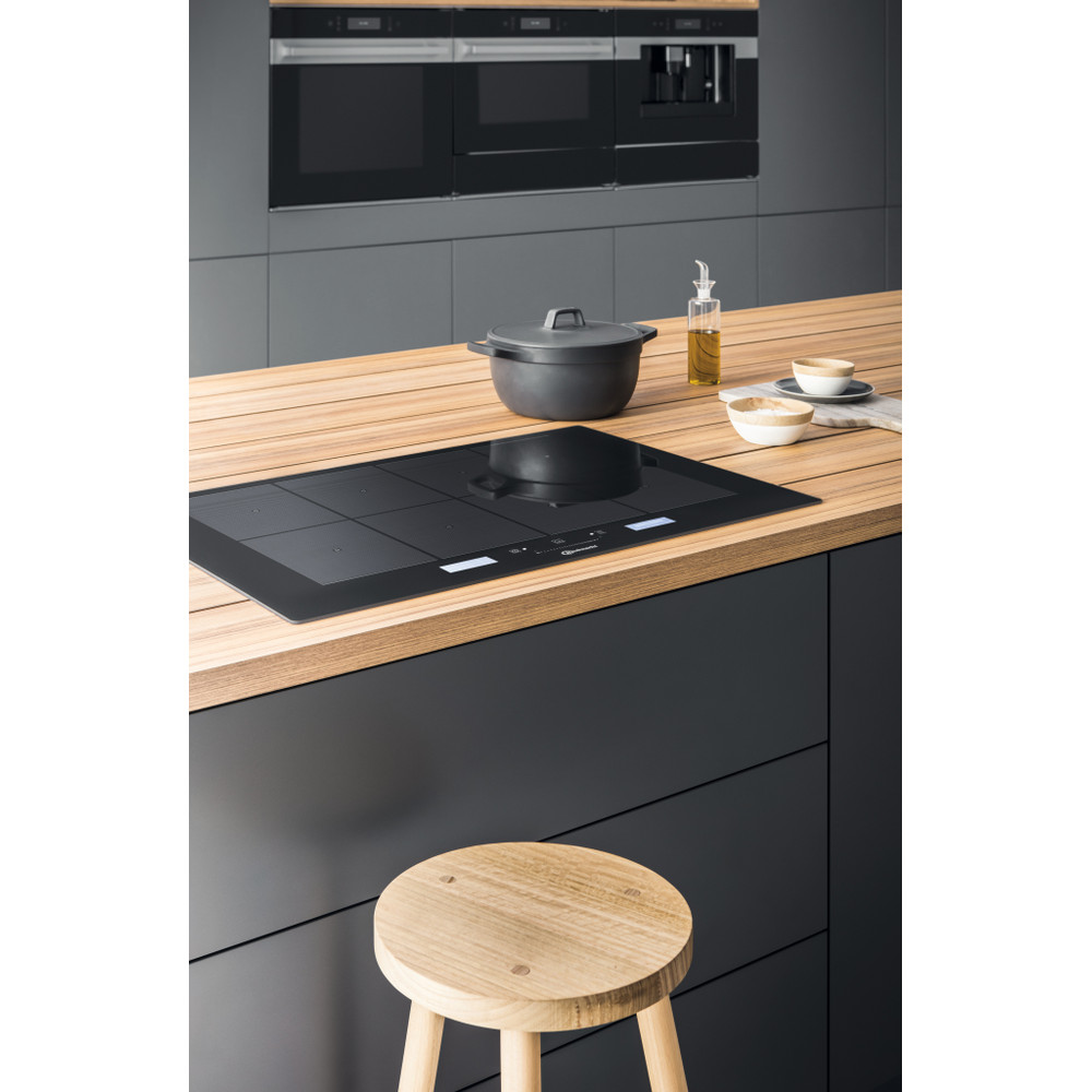 Bauknecht Piano cottura CTAC 8780AFS NE Nero Induction vitroceramic Lifestyle perspective