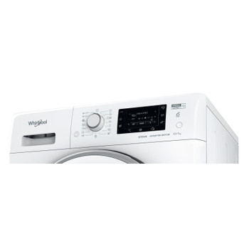 Whirlpool Lavadora secadora Libre instalación FWDD 1071682 WSV EU N Blanco Cargador frontal Control panel